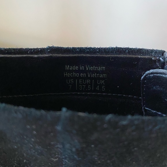 Aldo Suede Block Heel Ankle Boots - size 7 - Picture 6 of 6